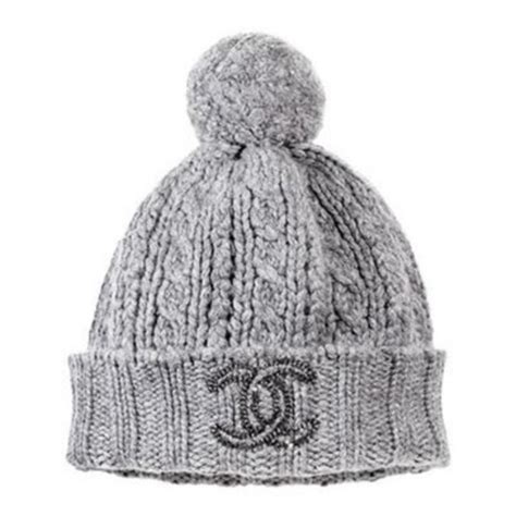 chanel pom pom hat|chanel hats gold and silver.